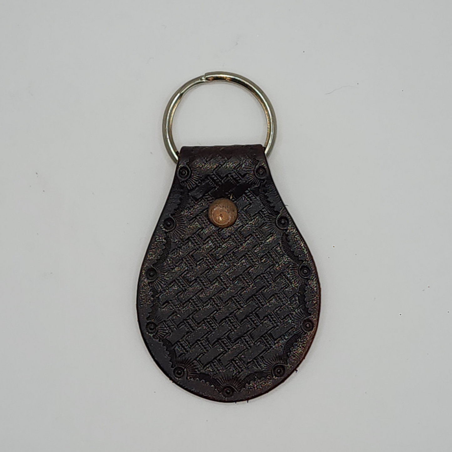 Basket Weave Key Fob