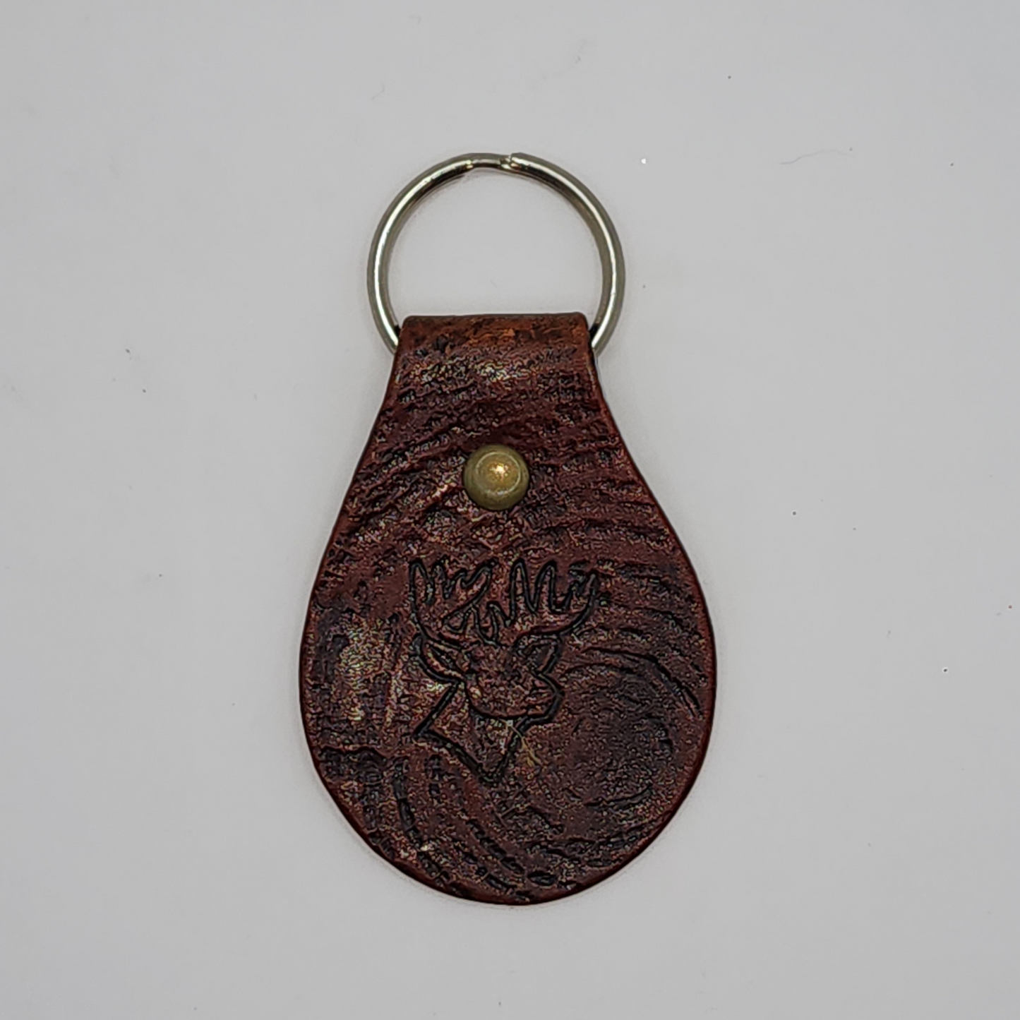 Big Buck Leather Key Fob