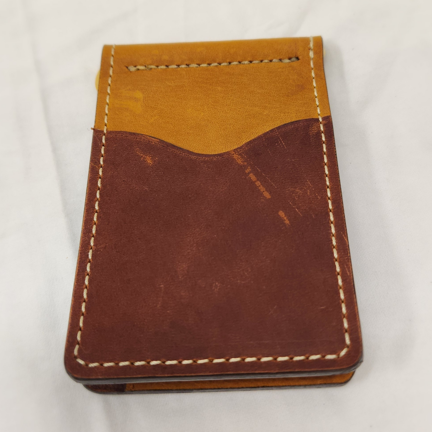 Money Clip with Outside Pockets