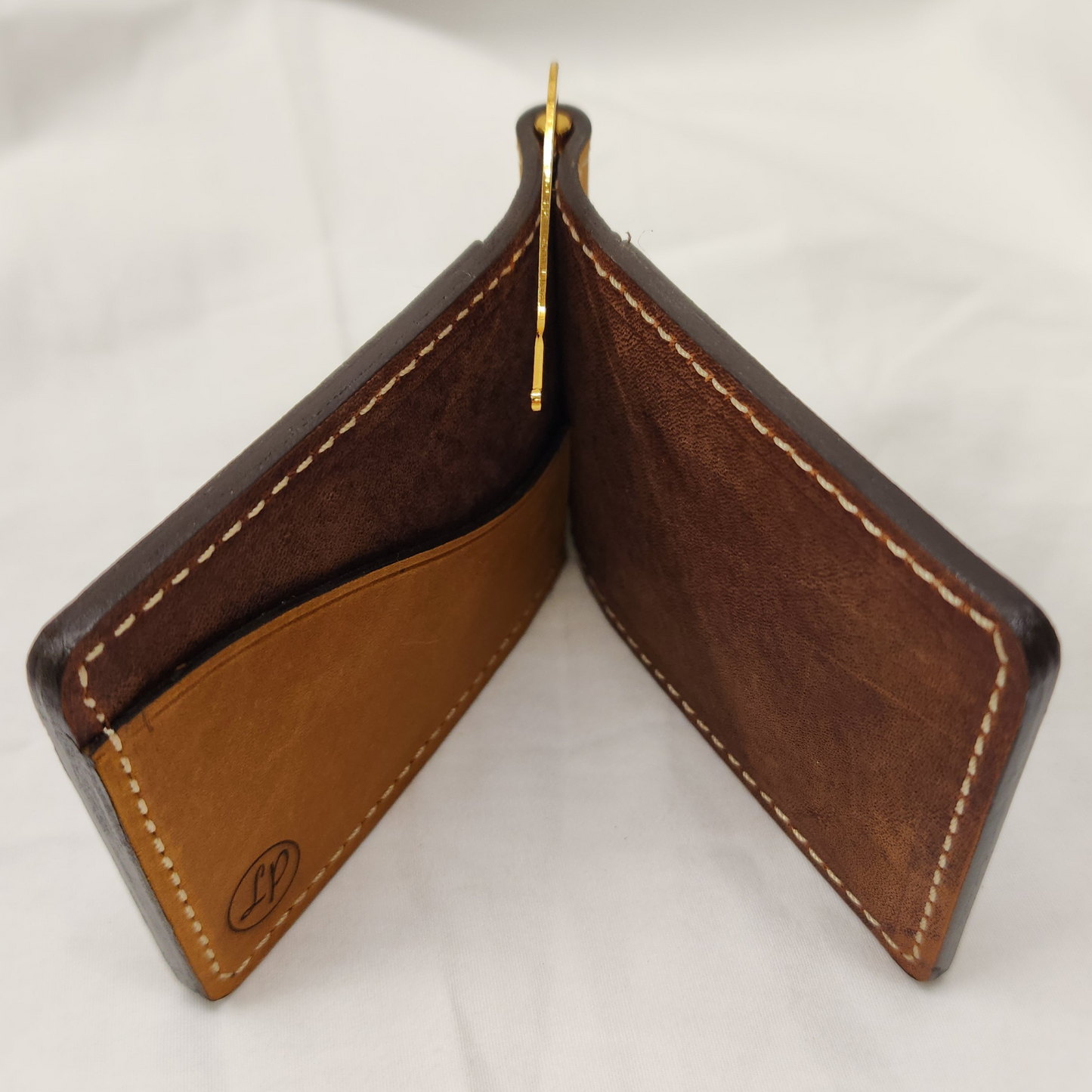 Money Clip with Outside Pockets