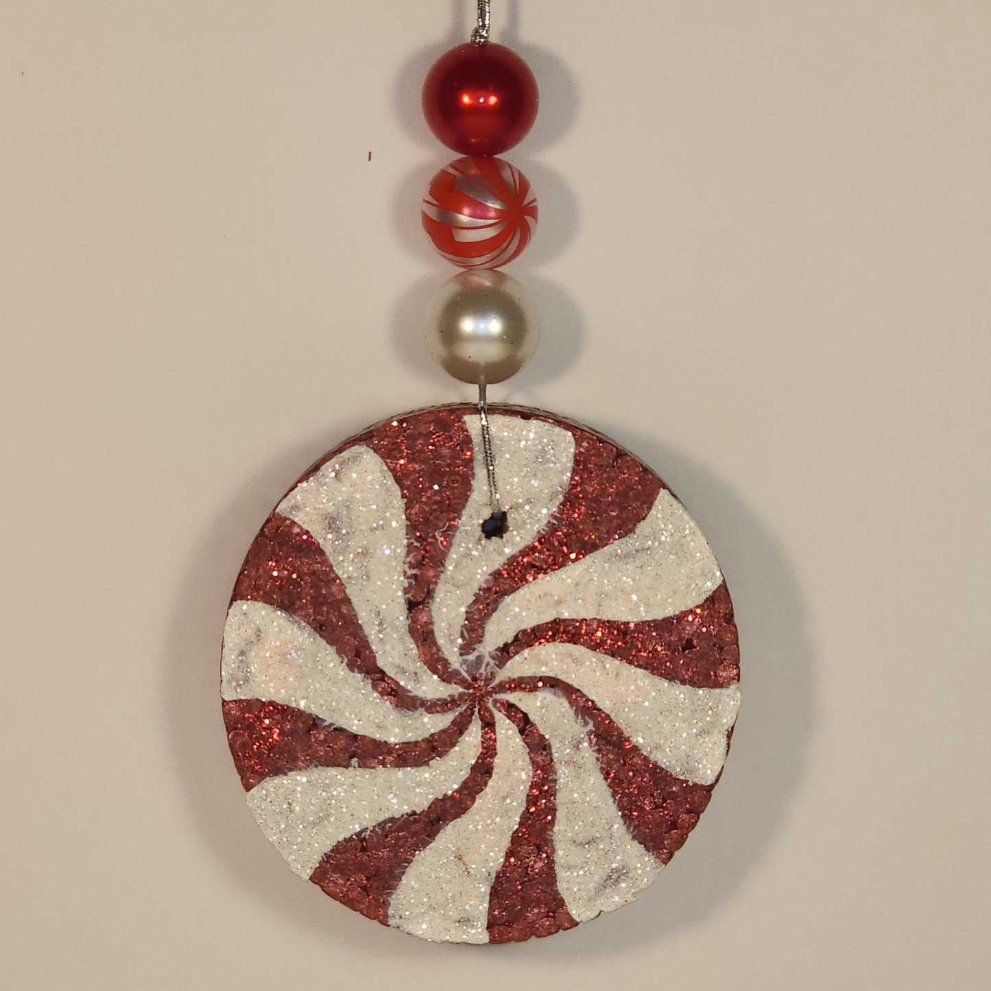 Peppermint Swirl Car Freshie