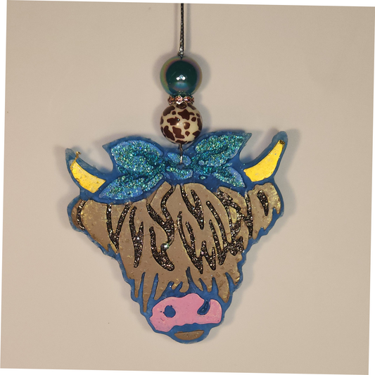 Cute Cow Car Freshie