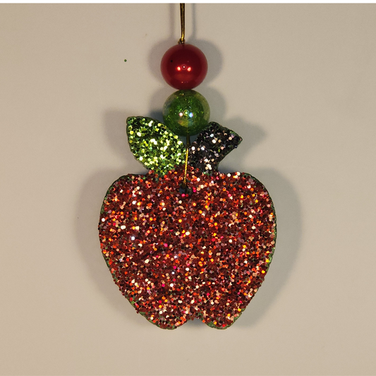 Sparkly Apple Car Freshie