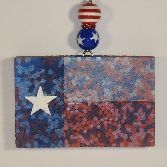 Texas Flag Car Freshie